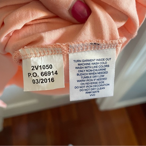 Orange Vineyard Vines long sleeve t-shirt - Picture 4 of 4